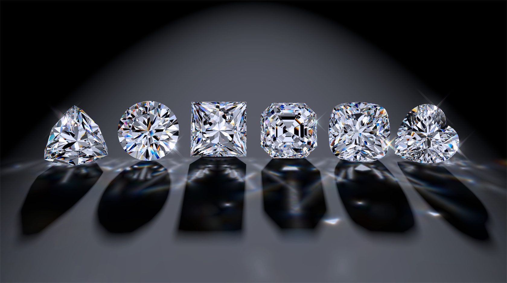 бриллианты разной огранки
